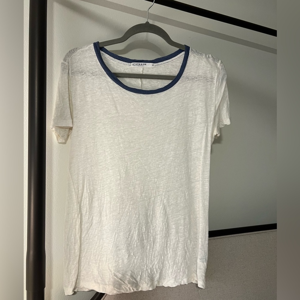 Linen short sleeve tshirt